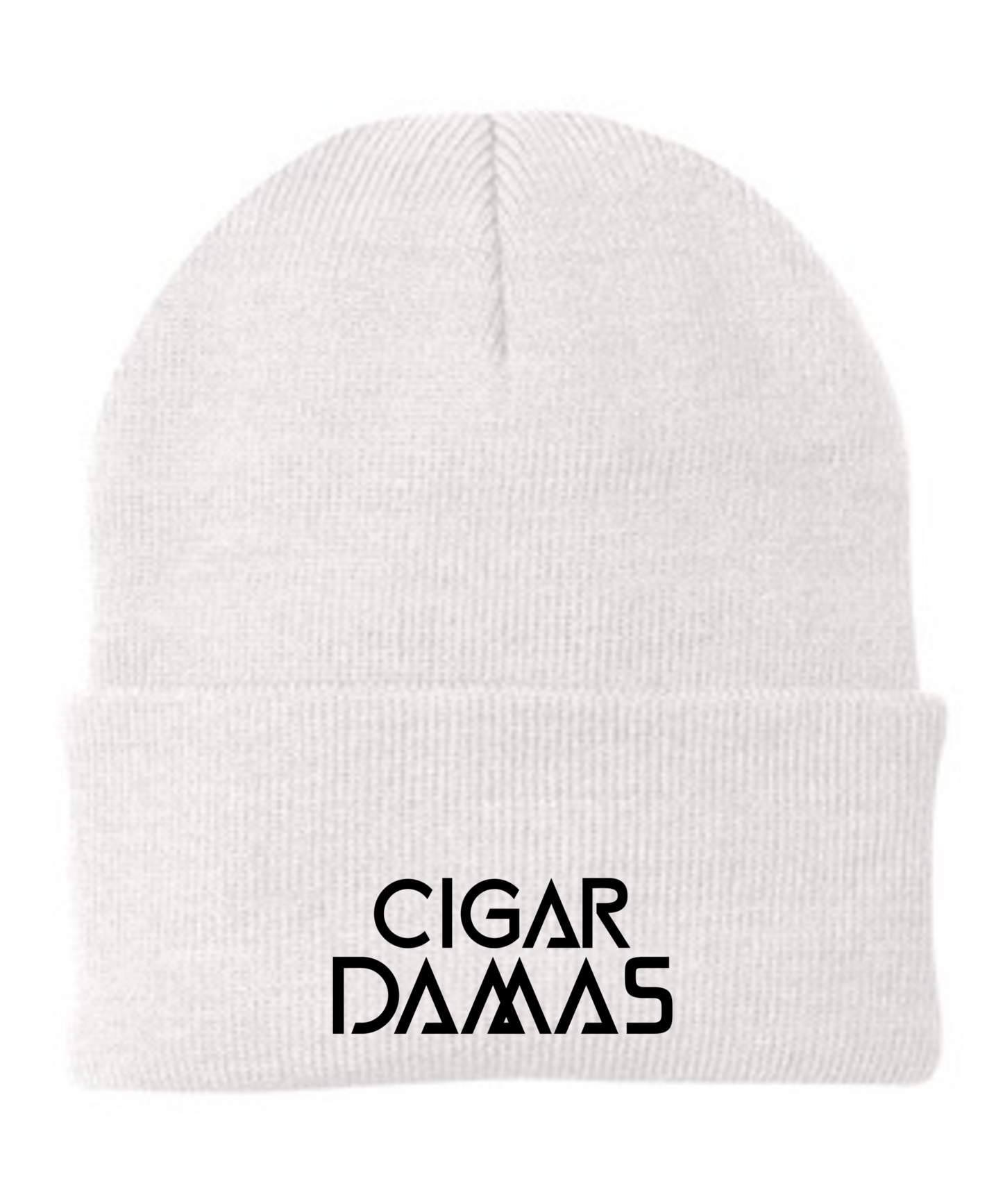 Cigar Damas Knit Cap White Beanie