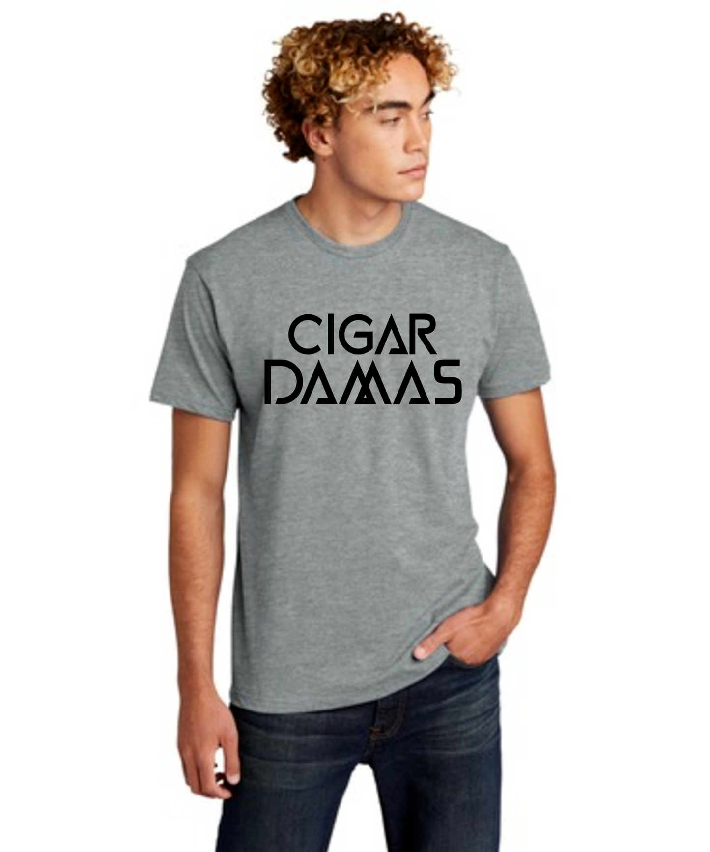 Cigar Damas Unisex CVC Tee (Heather Gray)